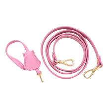 Load image into Gallery viewer, MCM Visetos Studded 2-Way Bag PinkMWE4SVI76PK001 Leather Rhinestone
