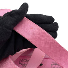 将图像加载到图库查看器中，MCM Visetos Side Studded Backpack PinkMMK3AVE41PK001 Leather Canvas
