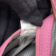 将图像加载到图库查看器中，MCM Visetos Side Studded Backpack PinkMMK3AVE41PK001 Leather Canvas
