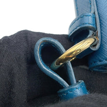 Load image into Gallery viewer, Ferragamo Vara Ribbon 2way Bag Blue21E298 Leather
