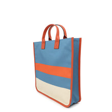Load image into Gallery viewer, GUCCI Interlocking G Tote Bag Blue/Orange/White550763 Leather Nylon
