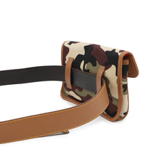 Load image into Gallery viewer, PRADA camouflage belt bag Brown/Khaki2CM220 Nylon Leather Size 36/90
