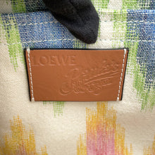 将图像加载到图库查看器中，LOEWE ★Paula Ibiza Beach Cabas Tote Bag Multicolor Canvas Bijoux
