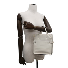 将图像加载到图库查看器中，FENDI Flip White8BT306 Leather Size Small
