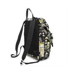 将图像加载到图库查看器中，PRADA ★Comic Backpack Black Nylon
