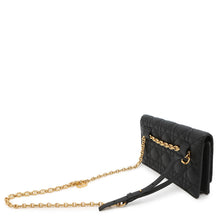 Load image into Gallery viewer, Dior ★Caro Cannage Chain Wallet BlackS5134UWHC_M900 Leather
