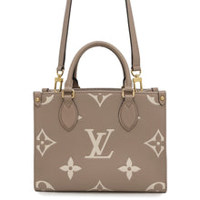 Load image into Gallery viewer, LOUIS VUITTON Onthego Tourterelle claimM45779 Bicolor Monogram Empreinte Leather Monogram Giant Size PM
