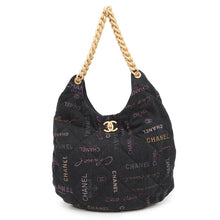 Load image into Gallery viewer, CHANEL Matelasse Hobo Shoulder Bag Black/MulticolorAS3127 Denim
