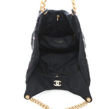 Load image into Gallery viewer, CHANEL Matelasse Hobo Shoulder Bag Black/MulticolorAS3127 Denim
