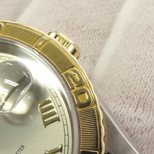 将图像加载到图库查看器中，ROLEX Datejust Thunderbird W36mm Stainless Steel K18YG Gray Dial16263
