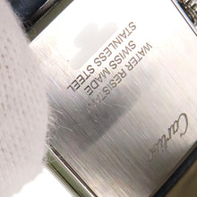 将图像加载到图库查看器中，CARTIER Tank SoloSM H31mm×W24.4mm Stainless Steel Leather Silver DialWSTA0030
