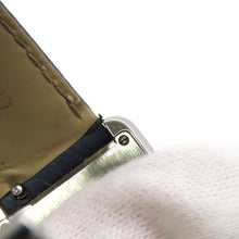 将图像加载到图库查看器中，CARTIER Tank SoloSM H31mm×W24.4mm Stainless Steel Leather Silver DialWSTA0030
