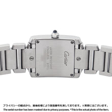 将图像加载到图库查看器中，CARTIER Tank Francaise SM H25mm×W20mm Stainless Steel Silver DialW51008Q3
