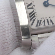 将图像加载到图库查看器中，CARTIER Tank Francaise SM H25mm×W20mm Stainless Steel Silver DialW51008Q3
