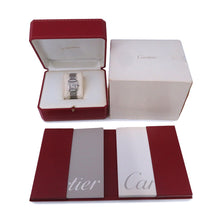将图像加载到图库查看器中，CARTIER Tank Francaise SM H25mm×W20mm Stainless Steel Silver DialW51008Q3
