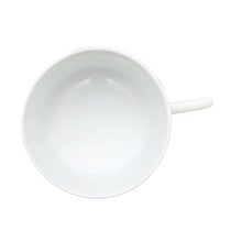 Load image into Gallery viewer, HERMES Guadalquivir Cup &amp; Saucer 2 Customer Set White/Red Porcelain
