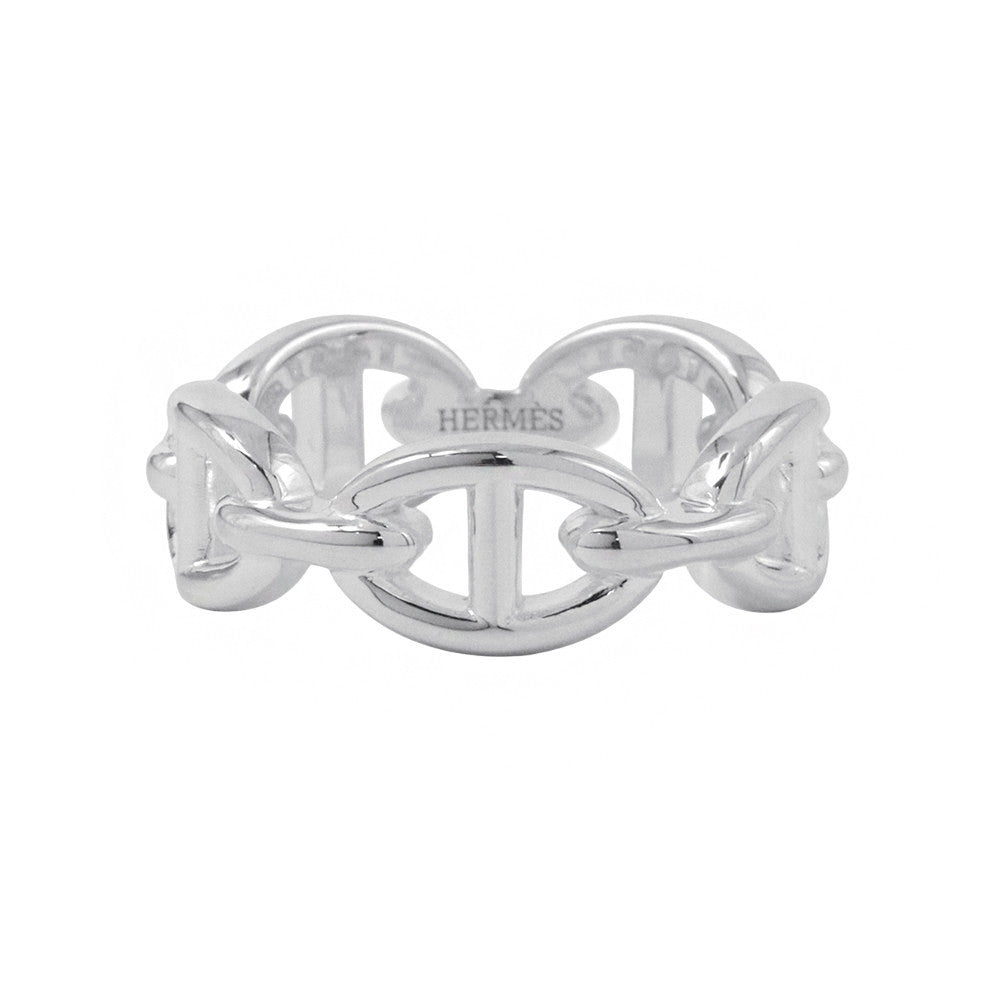 HERMES Chaine d'Ancre Anchene Ring Size PM/55/#15 SV925