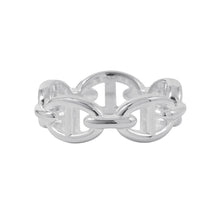 将图像加载到图库查看器中，HERMES Chaine d&#39;Ancre Anchene Ring Size PM/55/#15 SV925
