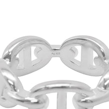 将图像加载到图库查看器中，HERMES Chaine d&#39;Ancre Anchene Ring Size PM/55/#15 SV925
