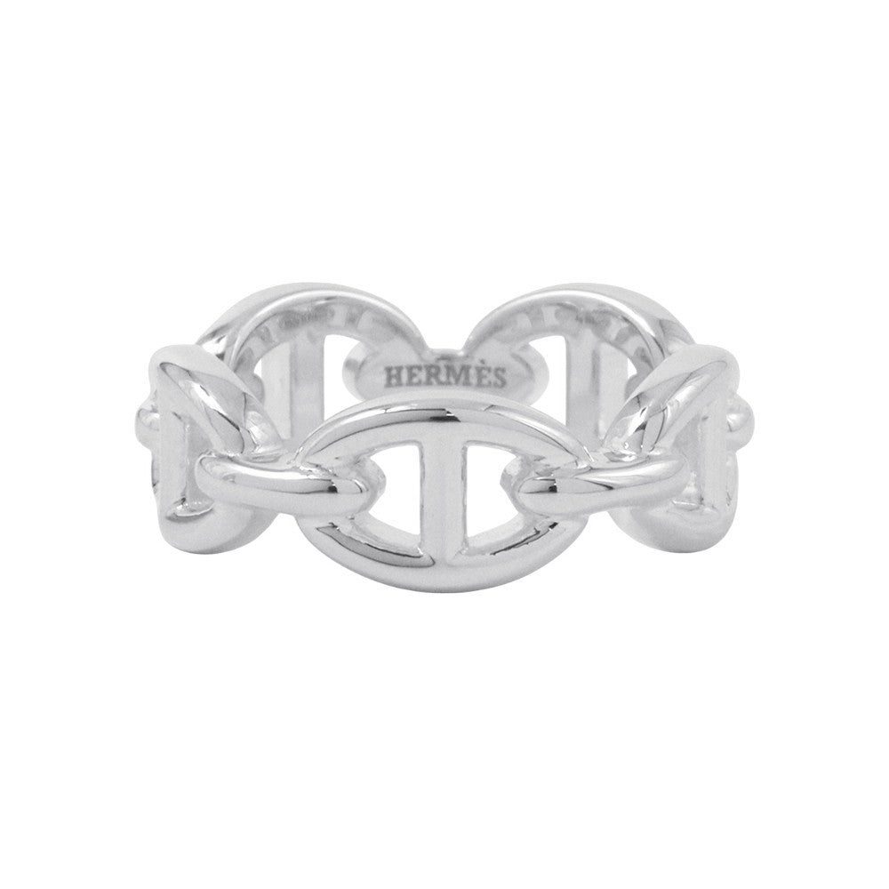 HERMES Chaine d'Ancre Anchene Ring Size PM/52/#12 SV925
