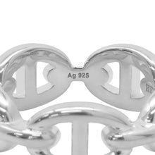 将图像加载到图库查看器中，HERMES Chaine d&#39;Ancre Anchene Ring Size PM/52/#12 SV925
