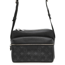 Load image into Gallery viewer, LOUIS VUITTON Outdoor messenger NoirM30233 Taiga Leather Monogram Eclipse Size PM
