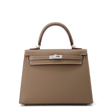 将图像加载到图库查看器中，HERMES Kelly Sellier Etoupe Epsom Size 25
