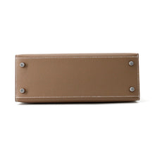 将图像加载到图库查看器中，HERMES Kelly Sellier Etoupe Epsom Size 25
