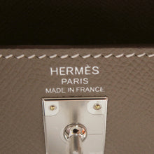 将图像加载到图库查看器中，HERMES Kelly Sellier Etoupe Epsom Size 25
