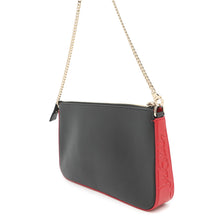 Load image into Gallery viewer, Christian Louboutin LOUBILA Chain Shoulder Bag Black/Red1225230 Calf Leather

