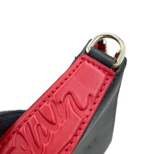 Load image into Gallery viewer, Christian Louboutin LOUBILA Chain Shoulder Bag Black/Red1225230 Calf Leather
