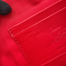 Load image into Gallery viewer, Christian Louboutin LOUBILA Chain Shoulder Bag Black/Red1225230 Calf Leather
