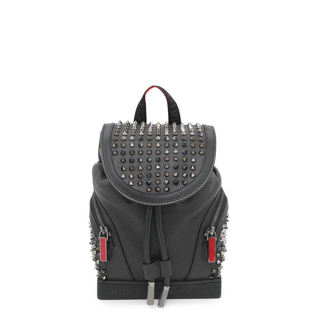 Christian Louboutin Explorer Funk Studded Backpack Black3215038 Calf Leather Size Small