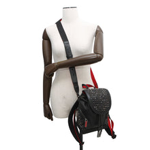 Load image into Gallery viewer, Christian Louboutin Explorer Funk Studded Backpack Black3215038 Calf Leather Size Small
