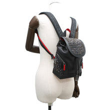 Load image into Gallery viewer, Christian Louboutin Explorer Funk Studded Backpack Black3215038 Calf Leather Size Small
