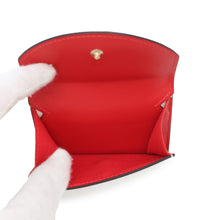 将图像加载到图库查看器中，Christian Louboutin ★Tri-fold Wallet Loubi54 Ruby 54 Compact Wallet White/Red3235108 Patent Leather
