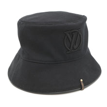 Load image into Gallery viewer, LOUIS VUITTON LV City Bucket Hat Size S BlackM7054S Cotton100%
