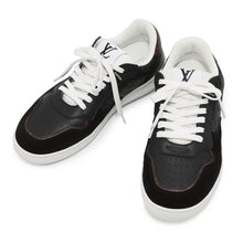 将图像加载到图库查看器中，LOUIS VUITTON LV Stadium Sneakers Black1ACUJ3 Monogram Calf Leather Suede Size 38
