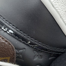 将图像加载到图库查看器中，LOUIS VUITTON LV Stadium Sneakers Black1ACUJ3 Monogram Calf Leather Suede Size 38
