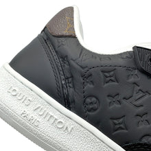 将图像加载到图库查看器中，LOUIS VUITTON LV Stadium Sneakers Black1ACUJ3 Monogram Calf Leather Suede Size 38
