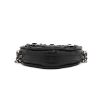 将图像加载到图库查看器中，BALENCIAGA Luca Goal Heart ChainShoulder Black722781 Lambskin
