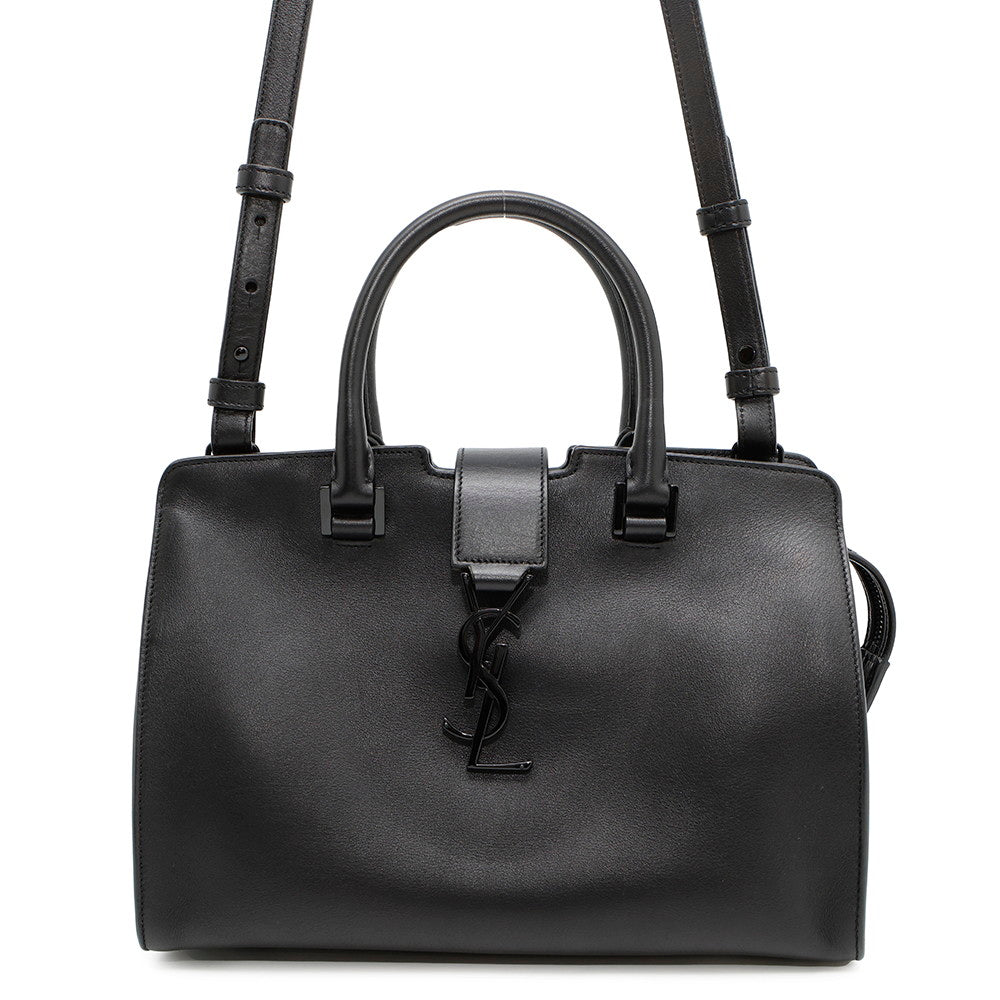SAINT LAURENT PARIS Baby mosquito bus Black400914 Leather