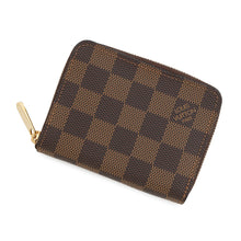 Load image into Gallery viewer, LOUIS VUITTON Zippy Coin Purse BrownN63070 Damier Ebene Canvas
