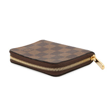 Load image into Gallery viewer, LOUIS VUITTON Zippy Coin Purse BrownN63070 Damier Ebene Canvas
