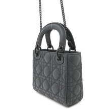 Load image into Gallery viewer, Dior Lady Dior Canage 2WAY Handbag BlackM0505SLOI Ultra Matt Calf Leather Size Mini
