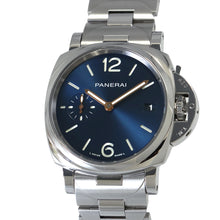 将图像加载到图库查看器中，PANERAI Luminor Due W38mm Stainless Steel Blue DialPAM01123
