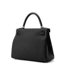 Load image into Gallery viewer, HERMES Kelly Retourne Black Togo Leather Size 28
