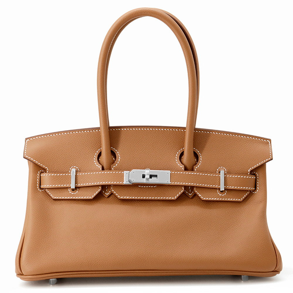 HERMES ShoulderBirkin Gold Evercolor Size 29