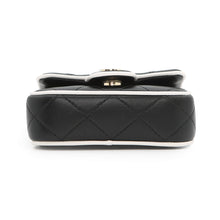 Load image into Gallery viewer, CHANEL ChainClutch Bag Black/WhiteAP4512 Lambskin Size Mini
