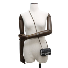 Load image into Gallery viewer, CHANEL ChainClutch Bag Black/WhiteAP4512 Lambskin Size Mini
